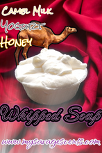 Load image into Gallery viewer, Camel Milk ,Yogurt & Honey All Natural Whipped Soap