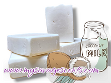 Load image into Gallery viewer, Coconut Milk All Natural Cold Process Soap Vegan