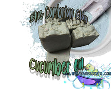 Load image into Gallery viewer, Cucumber and Russian Blue Cambrian Clay All-Natural Vegan Plant Based Soap
