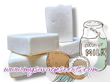 Load image into Gallery viewer, Coconut Milk All Natural Cold Process Soap Vegan
