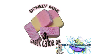 All Natural Donkey Milk & Black Castor Oil Cold Process Soap