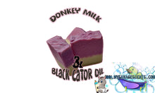 Load image into Gallery viewer, All Natural Donkey Milk &amp; Black Castor Oil Cold Process Soap
