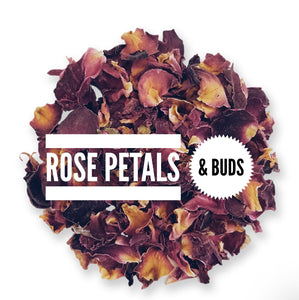 Natural Dried Rose Buds and Petals