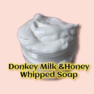 Donkey Milk-Honey All Natural Chemical free Whipped Soap